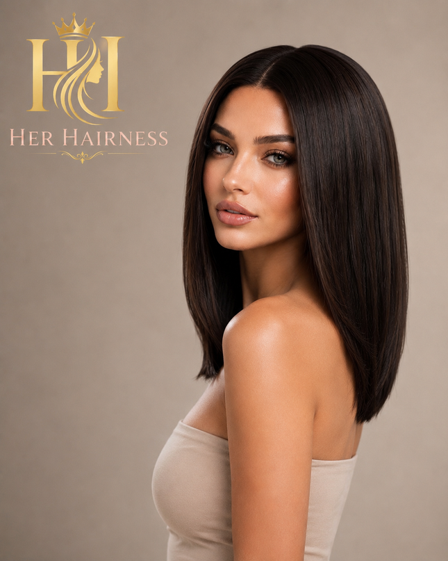 Shoulder bob fusion wig
