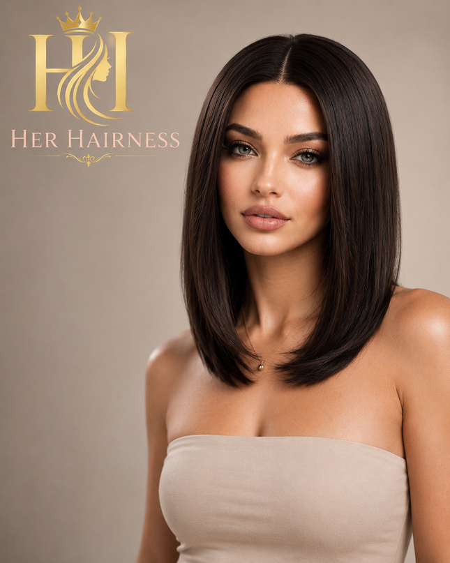 Shoulder bob fusion wig