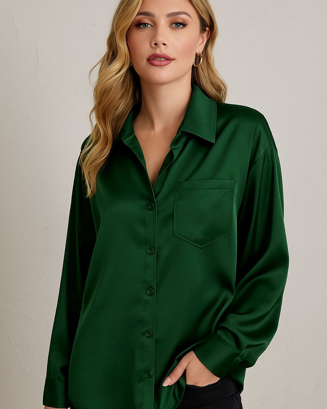 Satin Women blouse by Luxe Muet