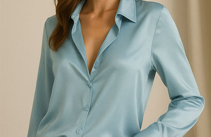 Satin Women blouse by Luxe Muet