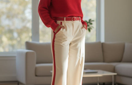 Luxe Pants with stripe