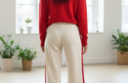 Luxe Pants with stripe