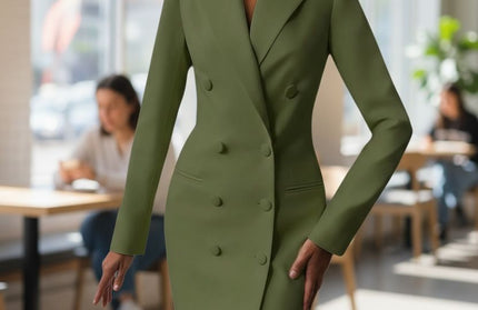 Classic White business formal dress