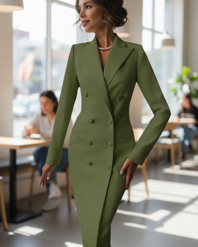 Classic White business formal dress