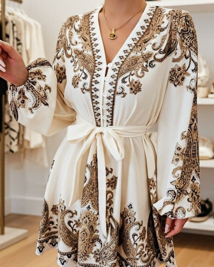 Bohemian Belted mini