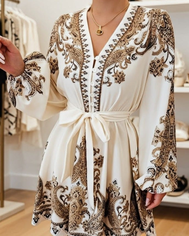 Bohemian Belted mini