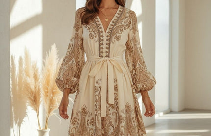 Bohemian Belted mini