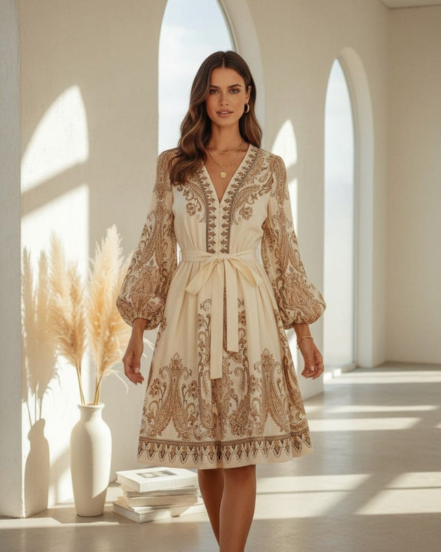 Bohemian Belted mini