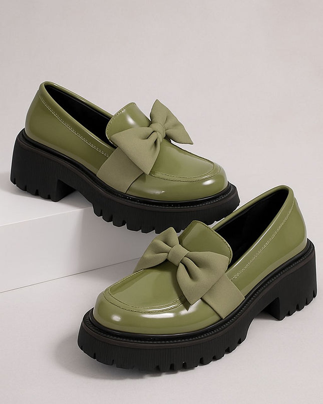 Elegant Bow Loafers