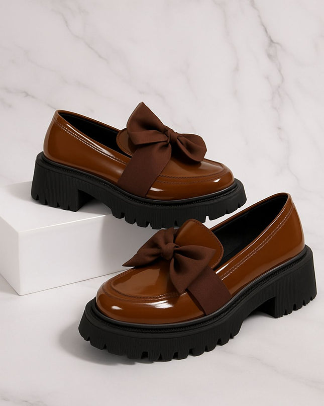 Elegant Bow Loafers