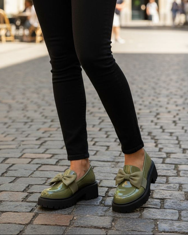 Elegant Bow Loafers