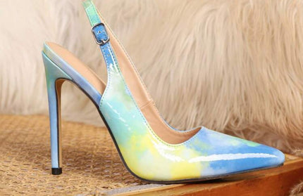 Aurora Splash Slingback Stiletto