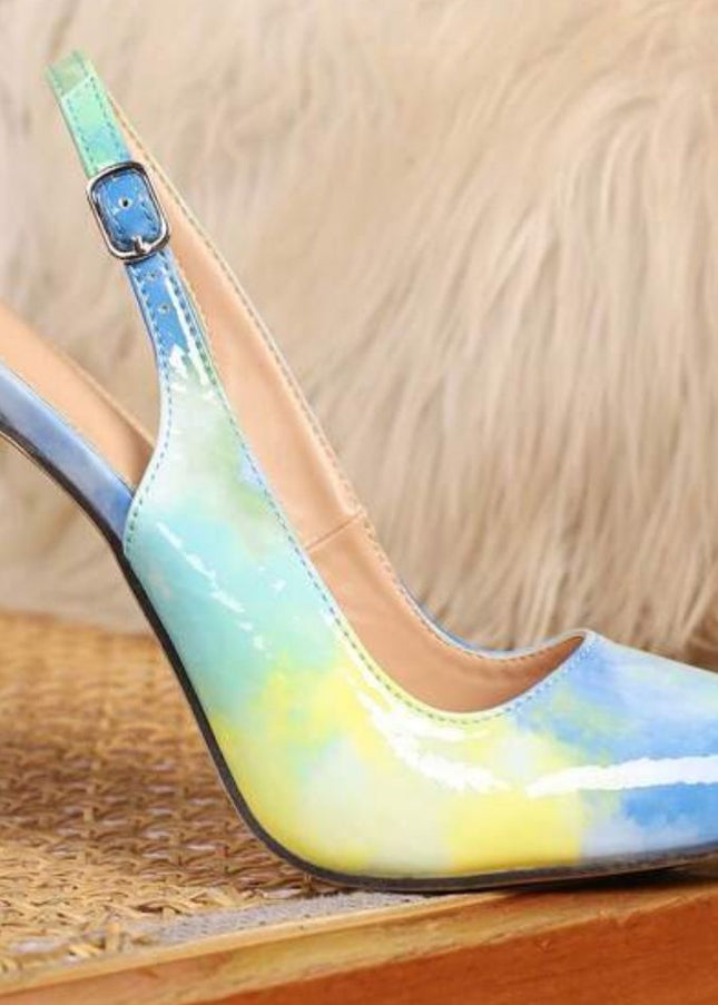 Aurora Splash Slingback Stiletto