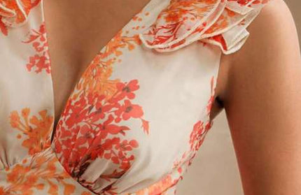 Elegant Floral Maxi Dress