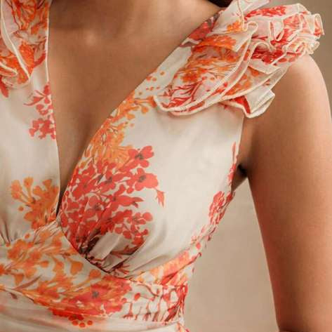 Elegant Floral Maxi Dress