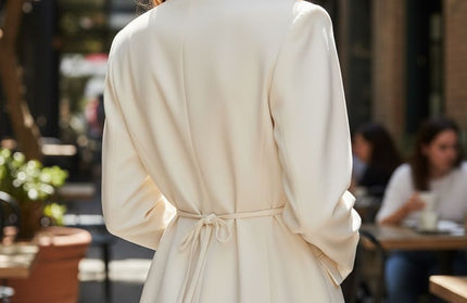 Elegant Deep-V cut Blazer Suit