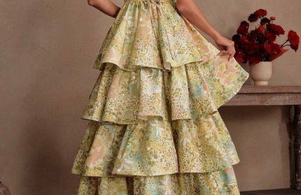 Elegant Bustier Tiered layer dress