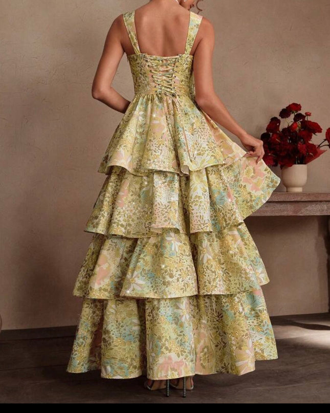 Elegant Bustier Tiered layer dress