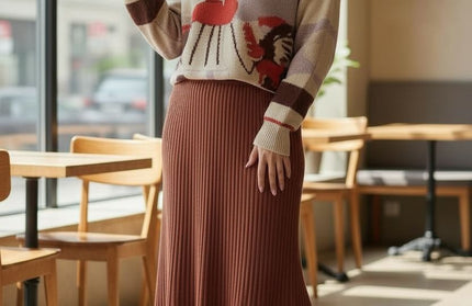 Prefect sweater skirt suit