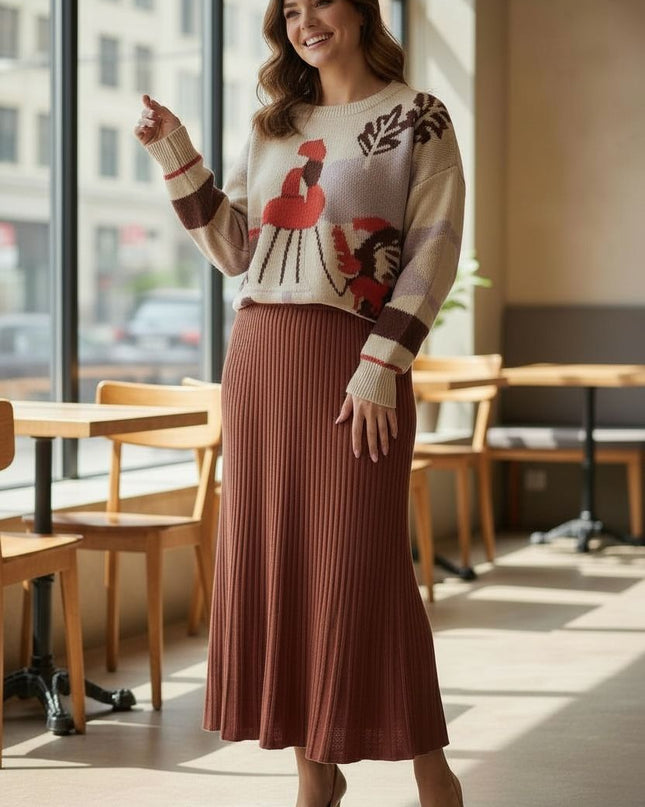 Prefect sweater skirt suit