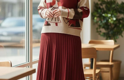 Prefect sweater skirt suit