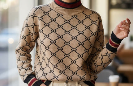 Luxe Muet Premium High Neck Sweater