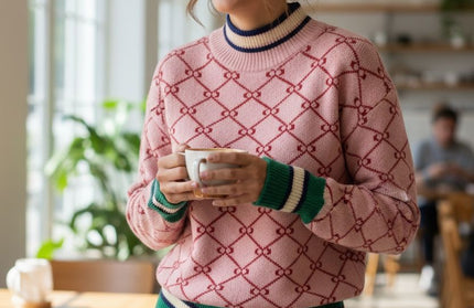 Luxe Muet Premium High Neck Sweater