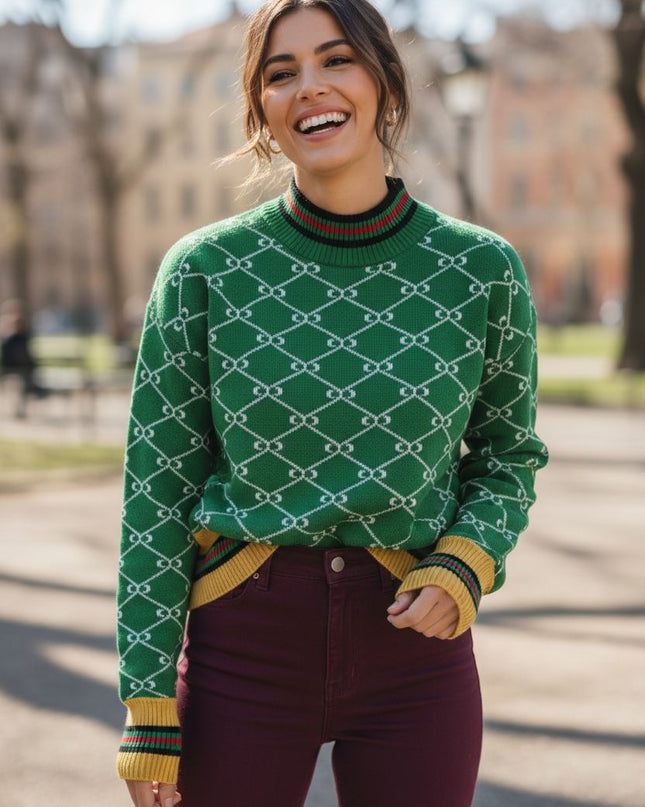 Luxe Muet Premium High Neck Sweater