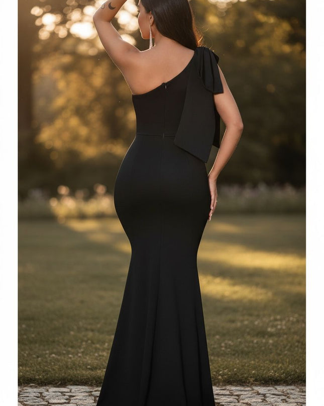 Elegant Bow Sholder dress