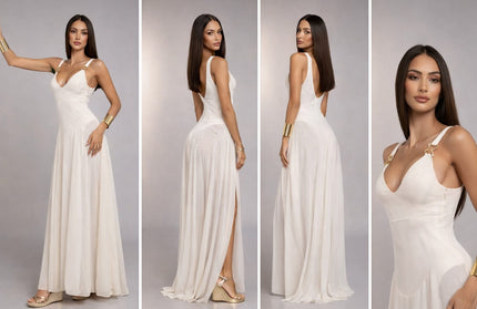 Elle Muet sheer collection dress