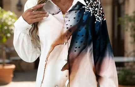 Long sleeve elegant blouse