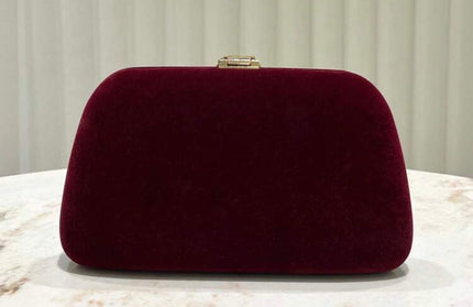 Nuit Velours Burgundy Purse.