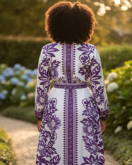 Long sleeve maxi dress