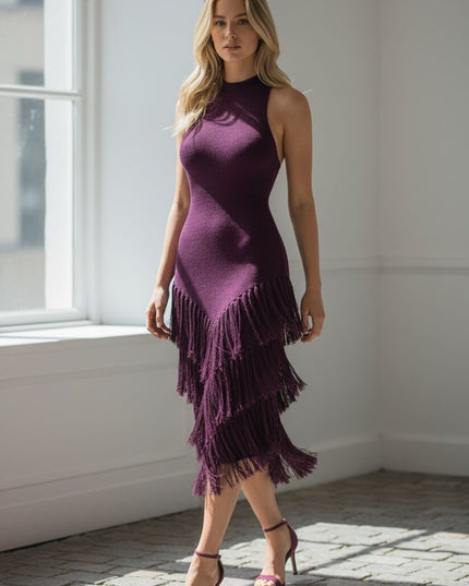 Flare end bodycon dress