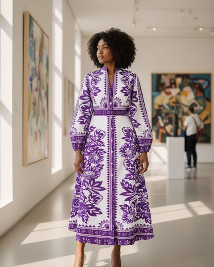 Long sleeve maxi dress