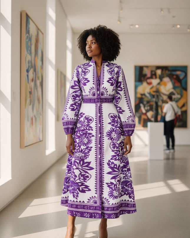 Long sleeve maxi dress