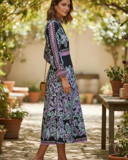 Long sleeve maxi dress