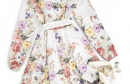 Bunch of Rose brunch dress.