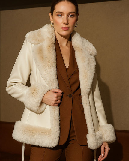 Vel luxe faux fur coat
