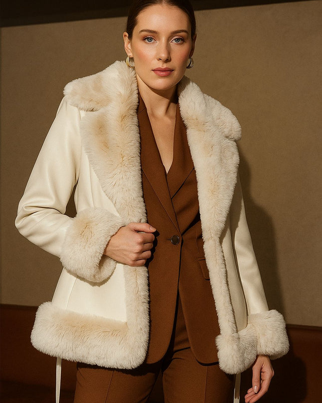 Vel luxe faux fur coat