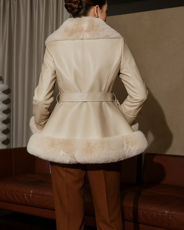 Vel luxe faux fur coat