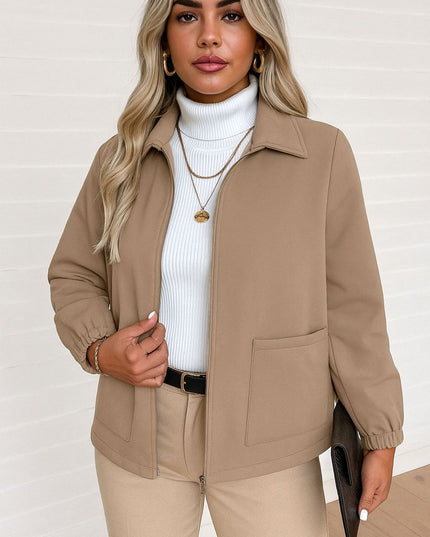 Jacket with warm inside