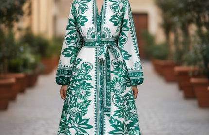 Long sleeve maxi dress