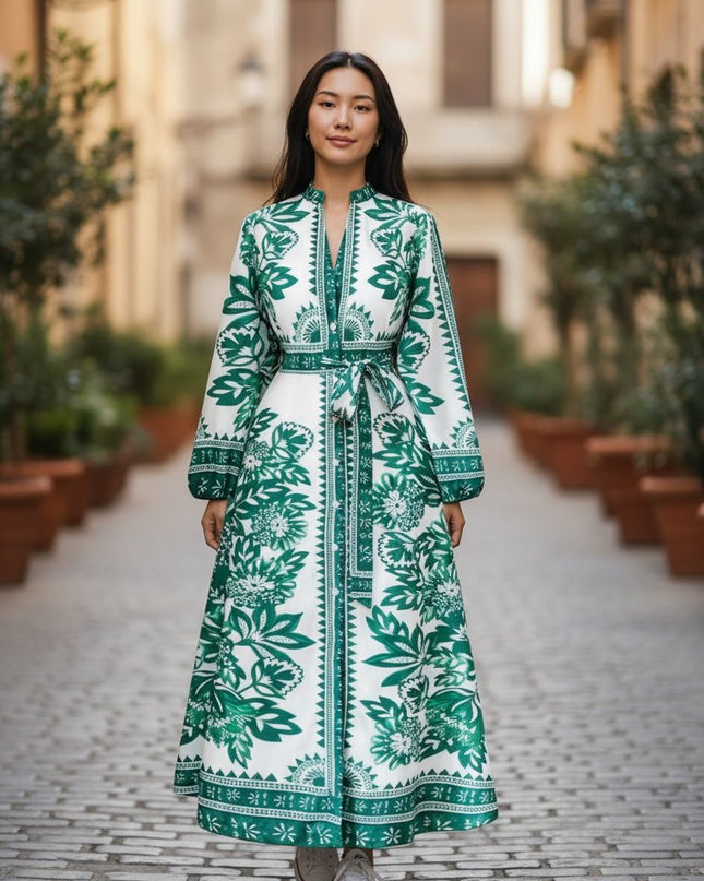 Long sleeve maxi dress