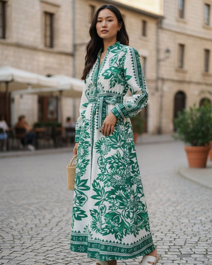 Long sleeve maxi dress