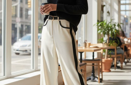 Luxe Pants with stripe