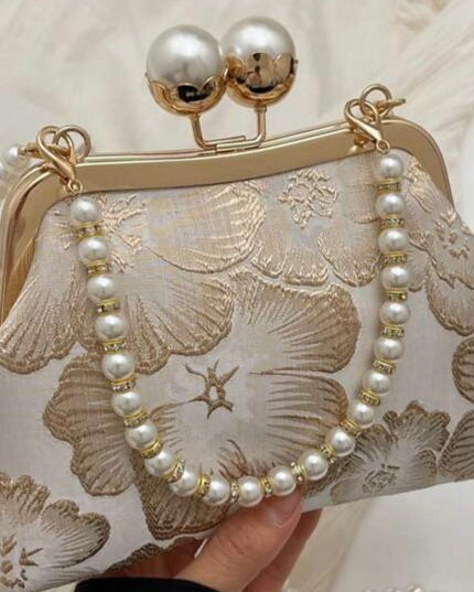 Classic pearl purse