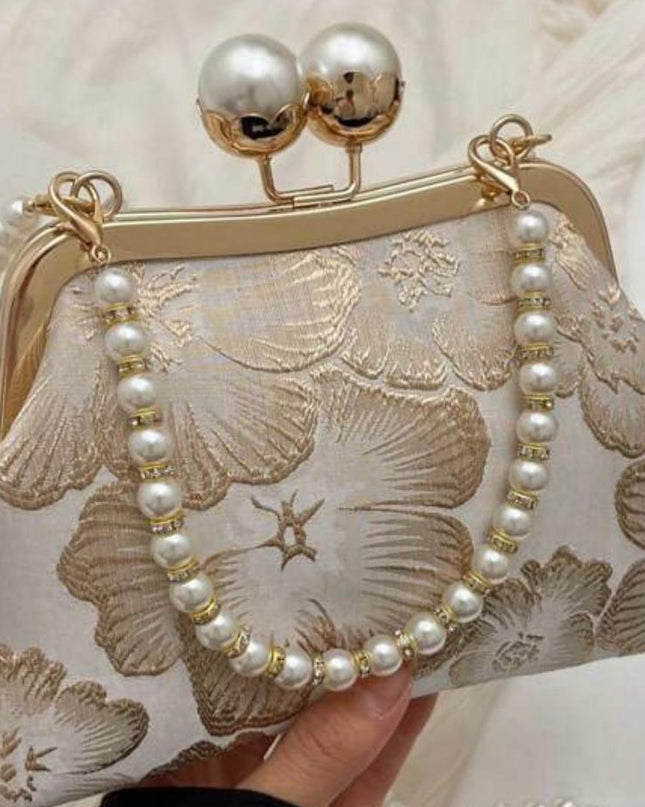 Classic pearl purse