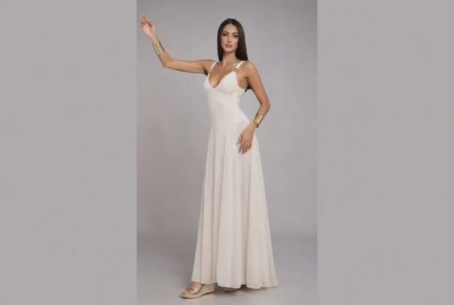 Elle Muet sheer collection dress