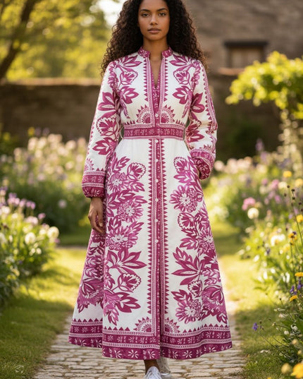 Long sleeve maxi dress